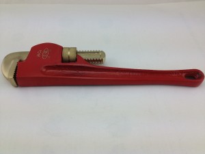 Spark Resistant Safety Tool Pipe Wrench For Oil Gas Offshore Oilfield Etc